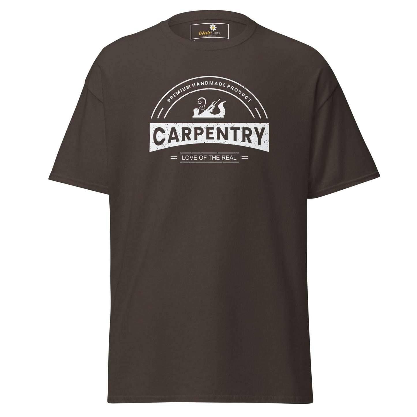 Unisex classic t-shirt - SKILLS CARPENTRY DREAM - REGULAR - Dark Chocolate / S