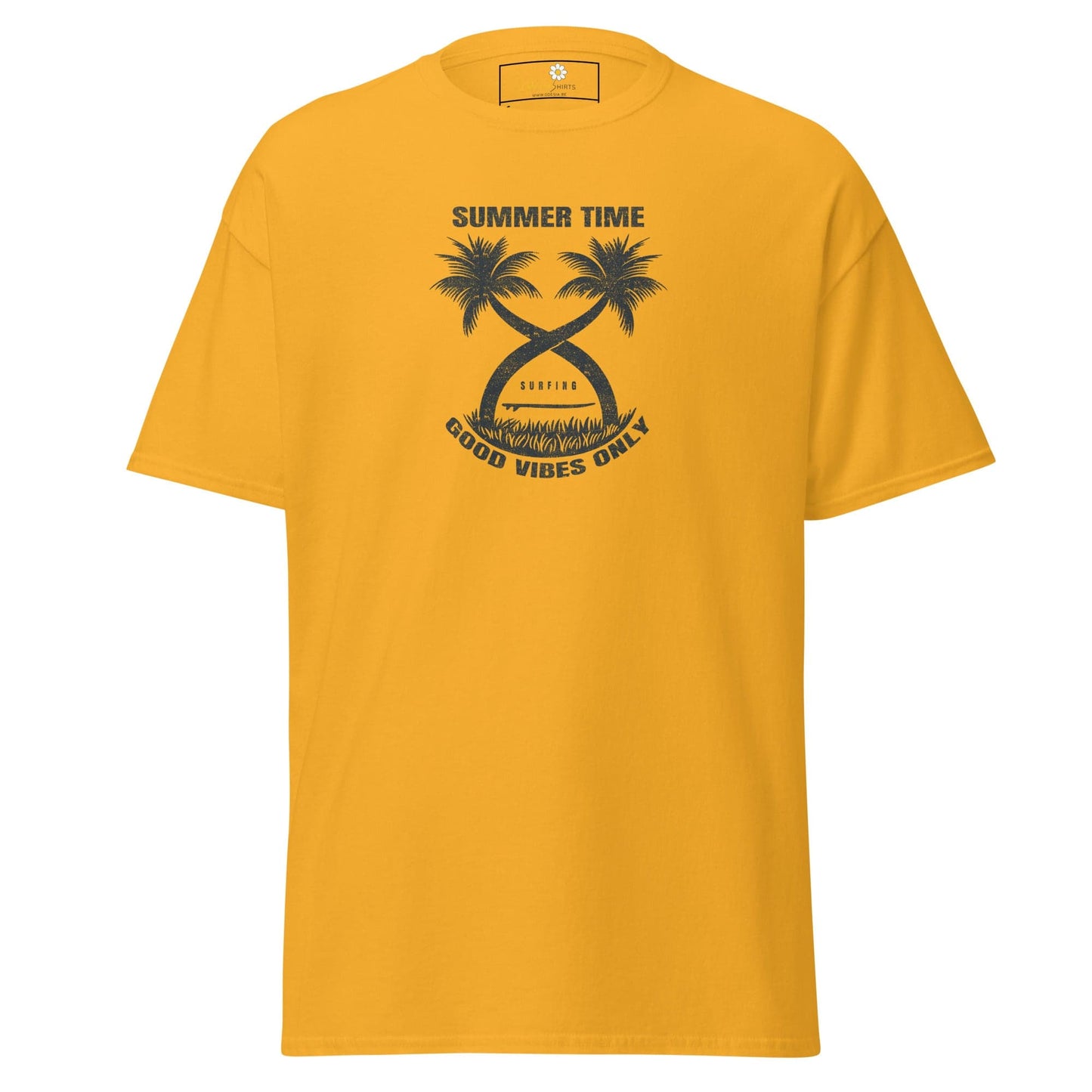Unisex classic t-shirt - SUMMER PARADISE TREES - REGULAR - Gold / S