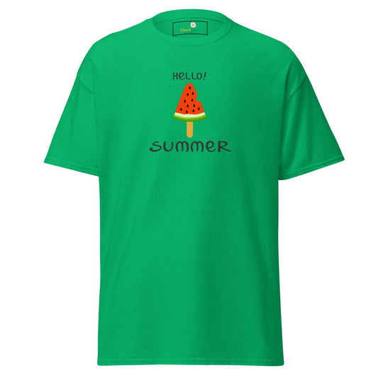 Unisex classic t-shirt - SUMMER HELLO SUMMER ICE - REGULAR - Irish Green / S
