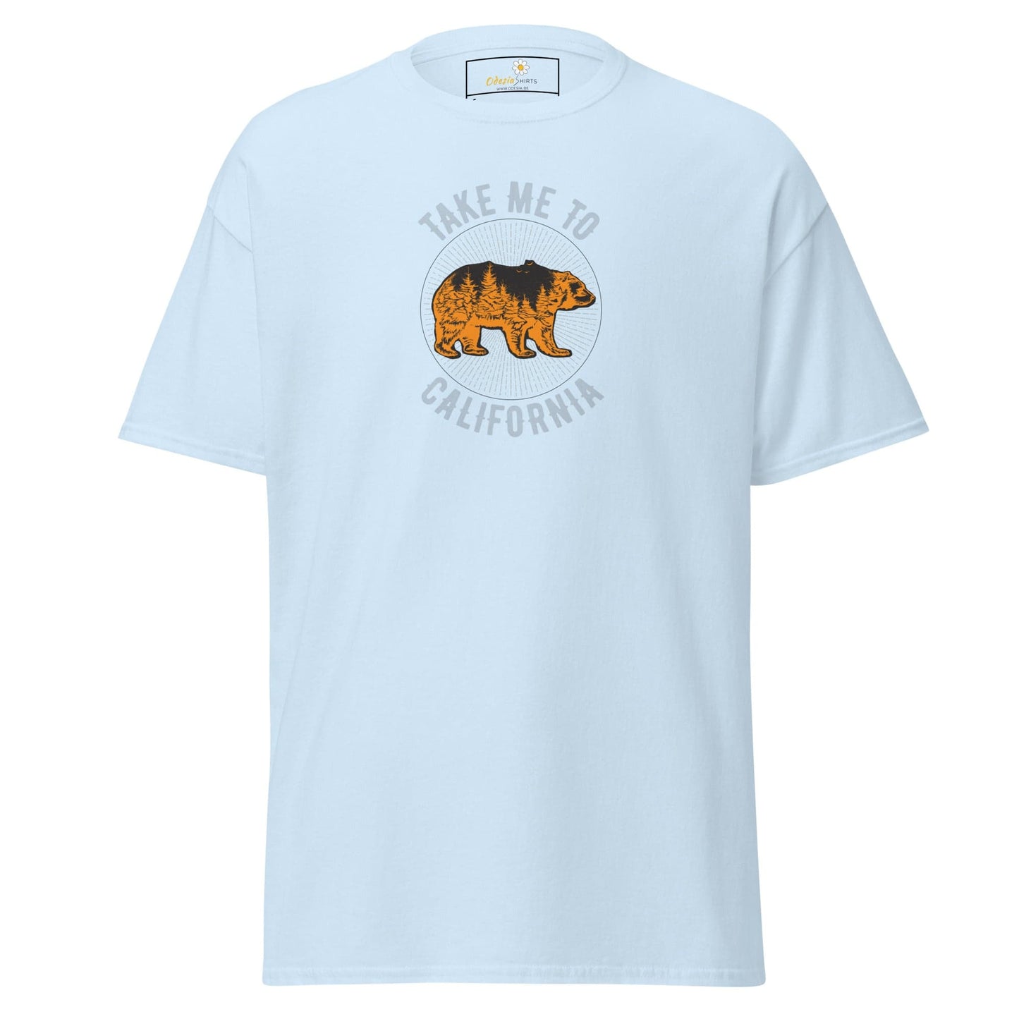 Unisex classic t-shirt - TAKE ME TO CALIFORNIA - REGULAR - Light Blue / S