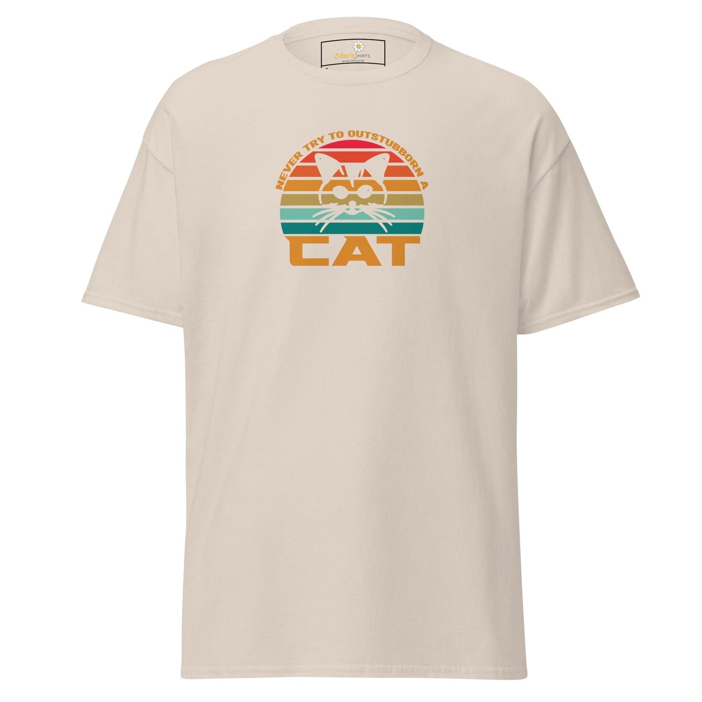 Unisex classic t-shirt - ANIMALS DONT TRY CAT - REGULAR - Natural / S