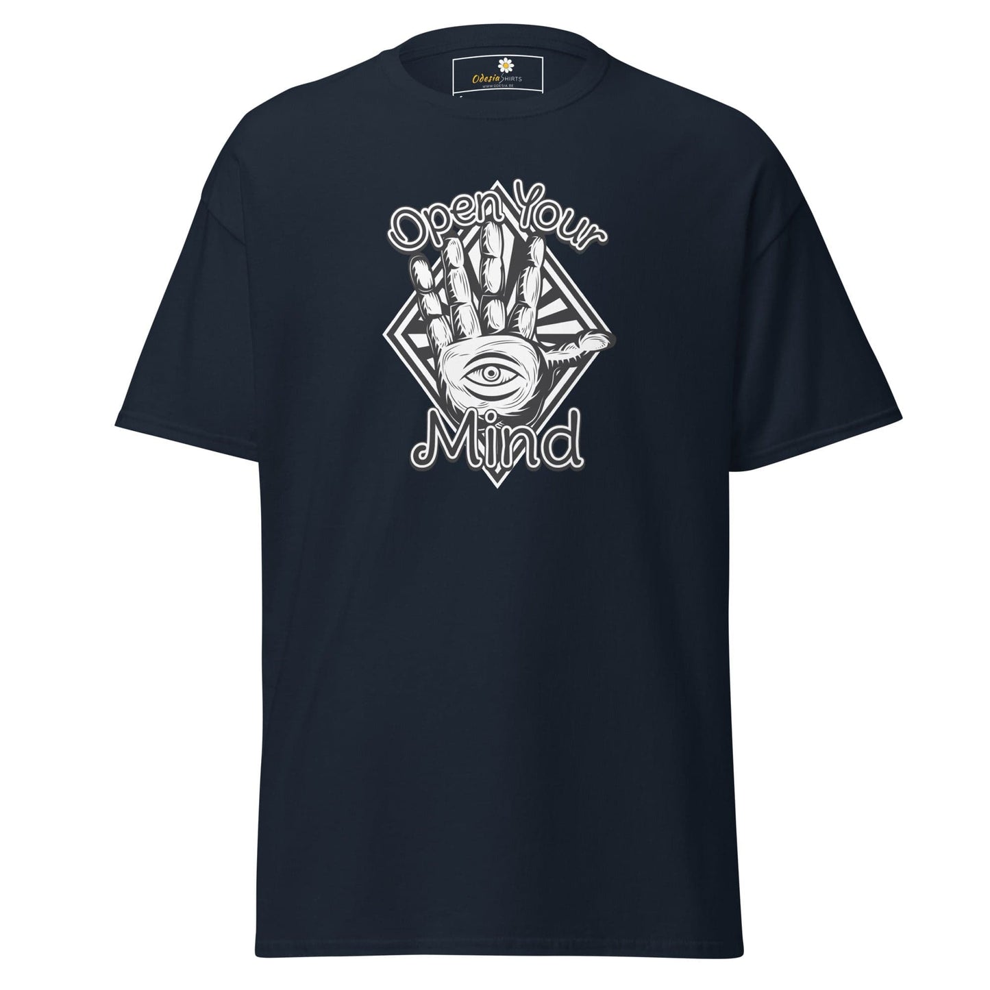 Unisex classic t-shirt - MYSTIC OPEN YOUR MIND - REGULAR - Navy / S