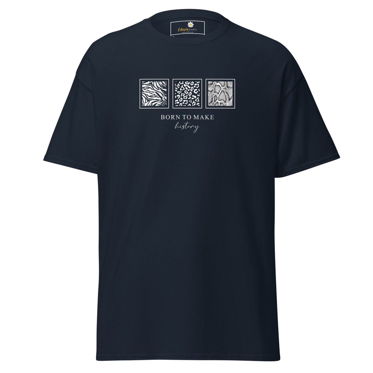 Unisex classic t-shirt - MISC BORN TO MAKE HISTORY - Navy / S
