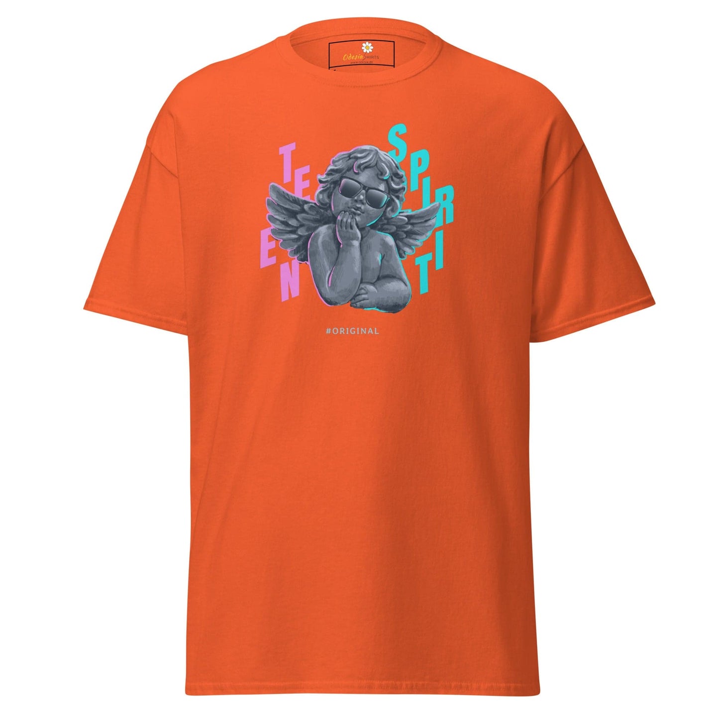 Unisex classic t-shirt - FANTASY TEEN SPIRIT - REGULAR - Orange / S