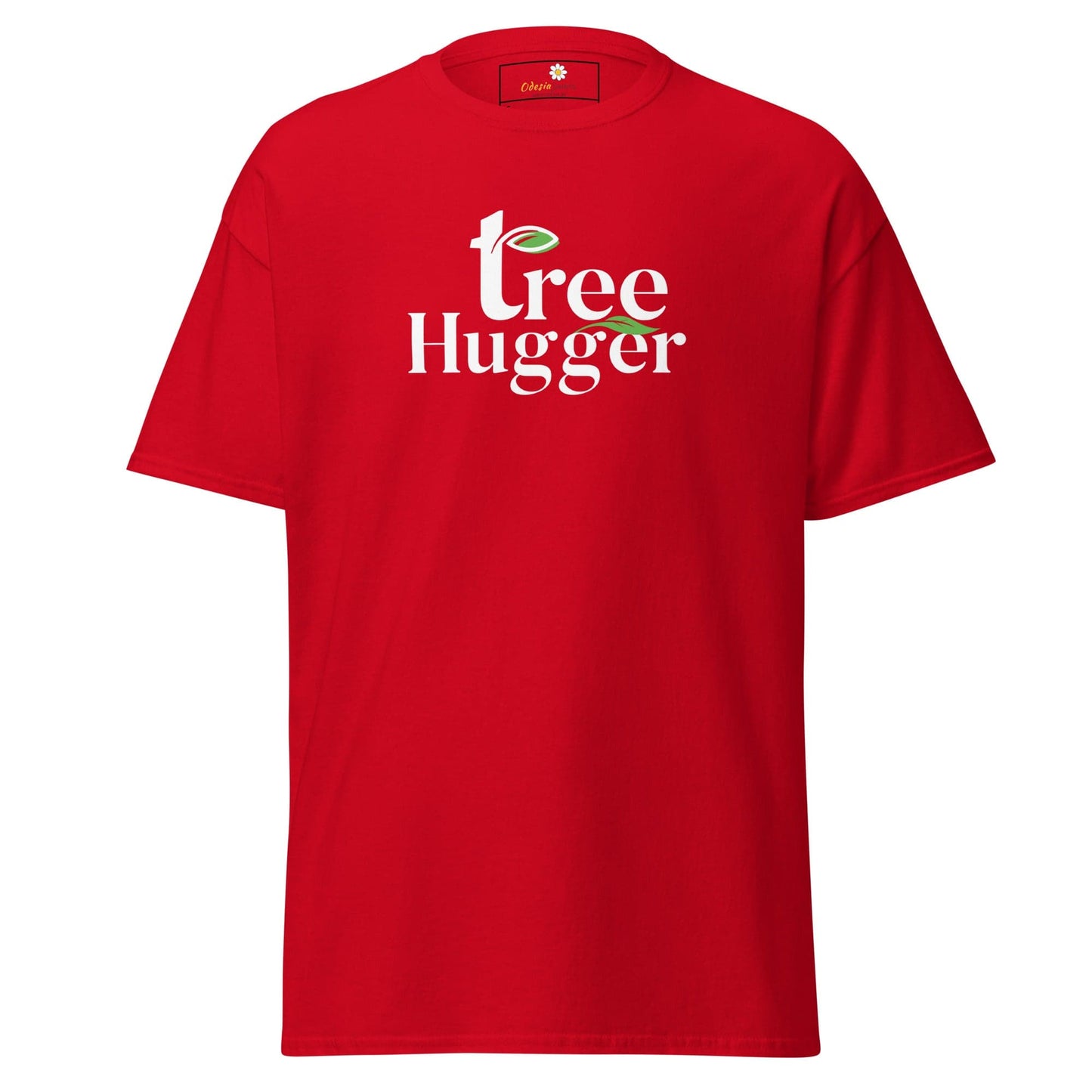 Unisex classic t-shirt - ECOLOGY TREE HUGGER - REGULAR - Red / S