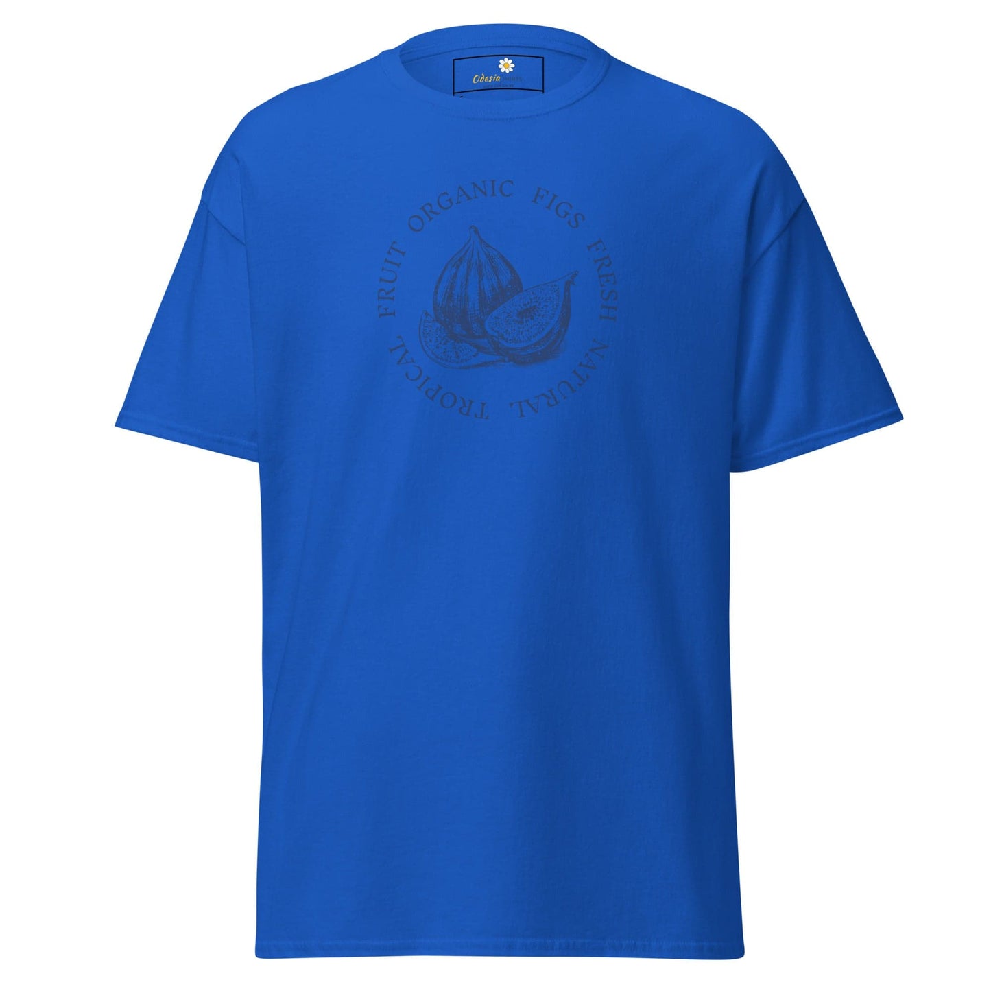 Blue T-shirt displayed in T-SHIRT DESIGN TEE for men and women available in sizes S to XL