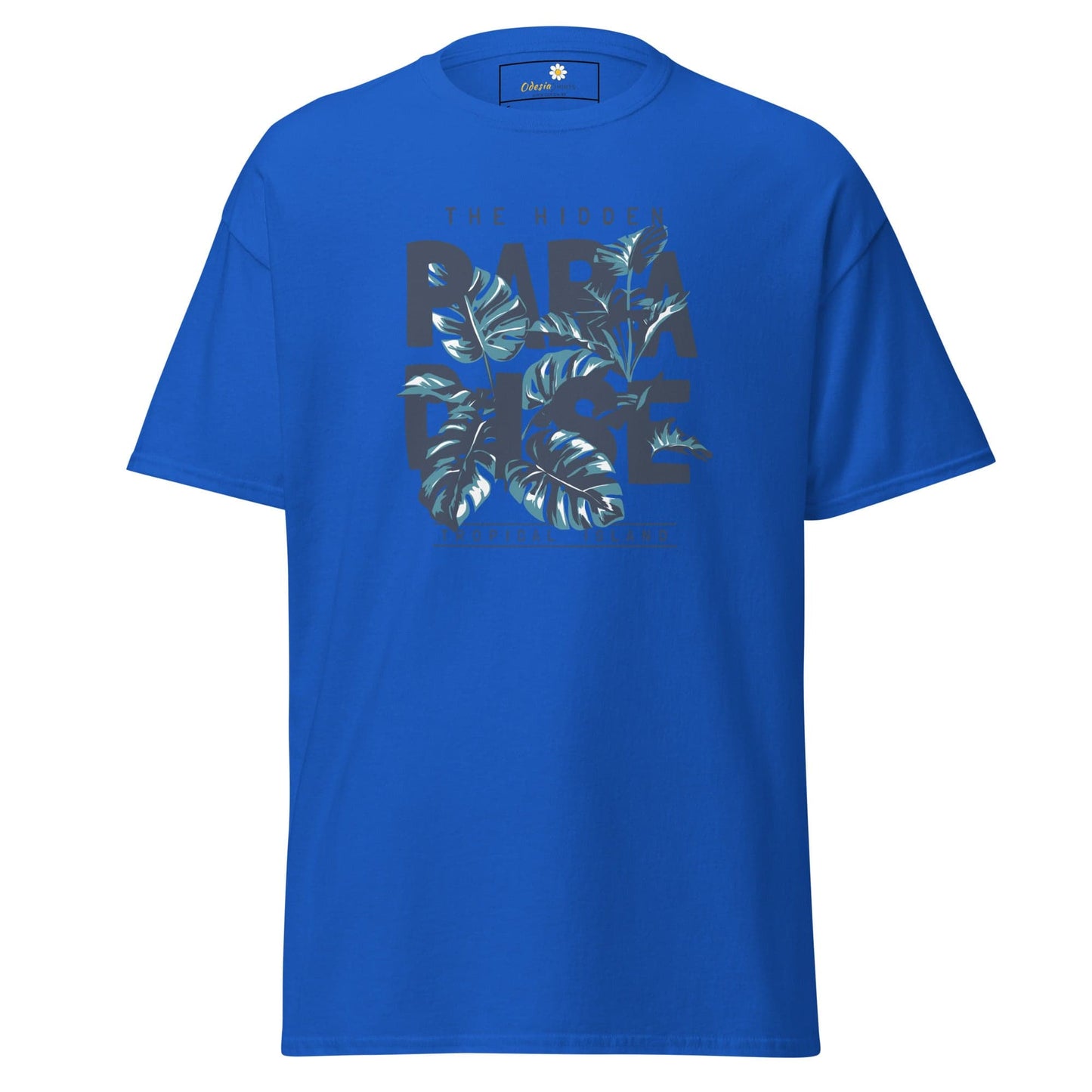 Unisex classic t-shirt - SUMMER HIDDEN PARADISE - REGULAR - Royal / S
