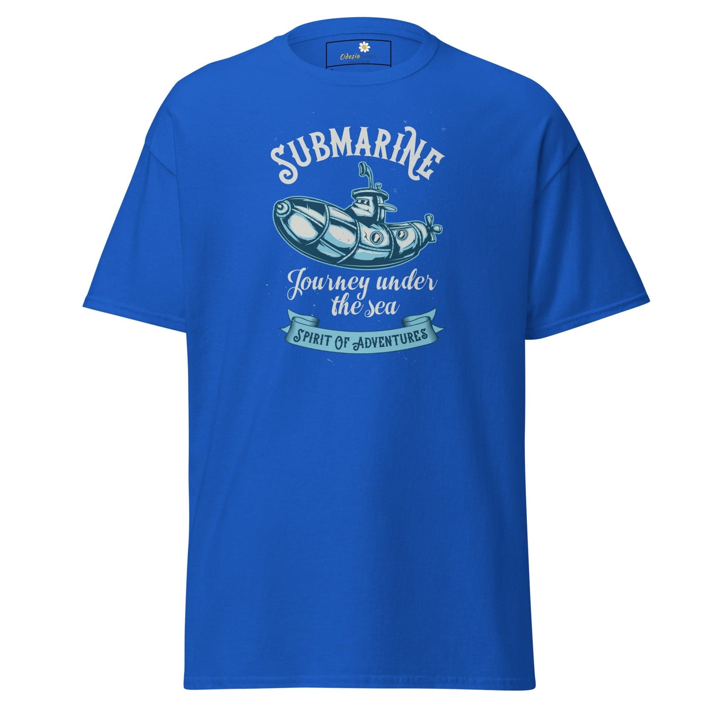Unisex classic t-shirt - ADVENTURE SUBMARINE JOURNEY - REGULAR - Royal / S