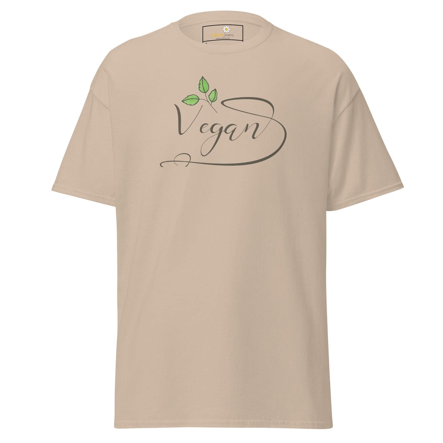 Unisex classic t-shirt - VEGAN GLORY - REGULAR - Sand / S