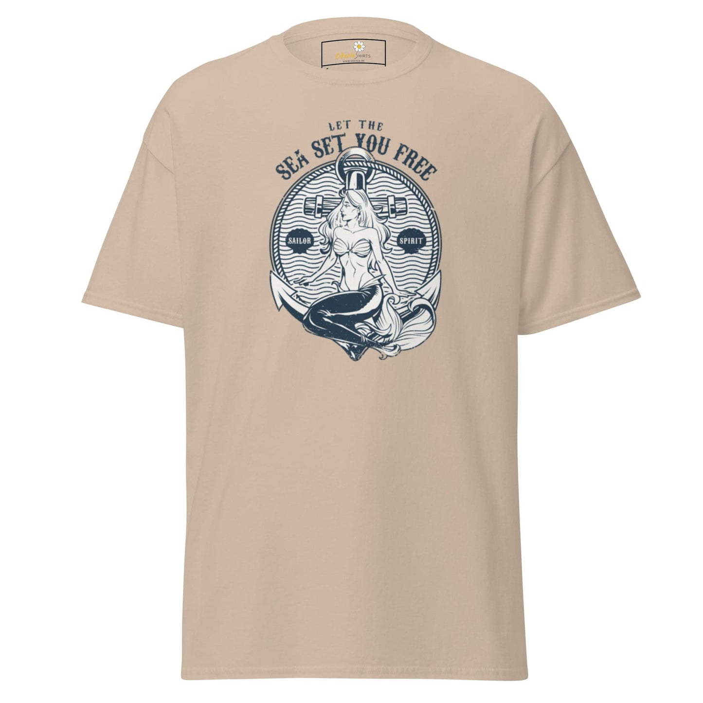 Unisex classic t-shirt - MYSTIC MERMAID SEA SET YOU FREE - REGULAR - Sand / S