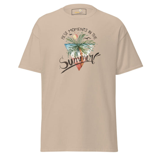 Unisex classic t-shirt - SUMMER SCENE - REGULAR - Sand / S
