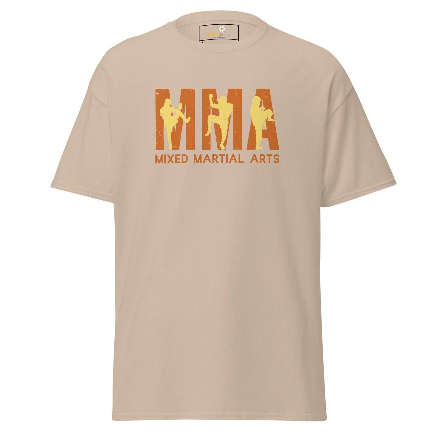 Unisex classic t-shirt - SPORT MMA MIXED MARTIAL - REGULAR - Sand / S