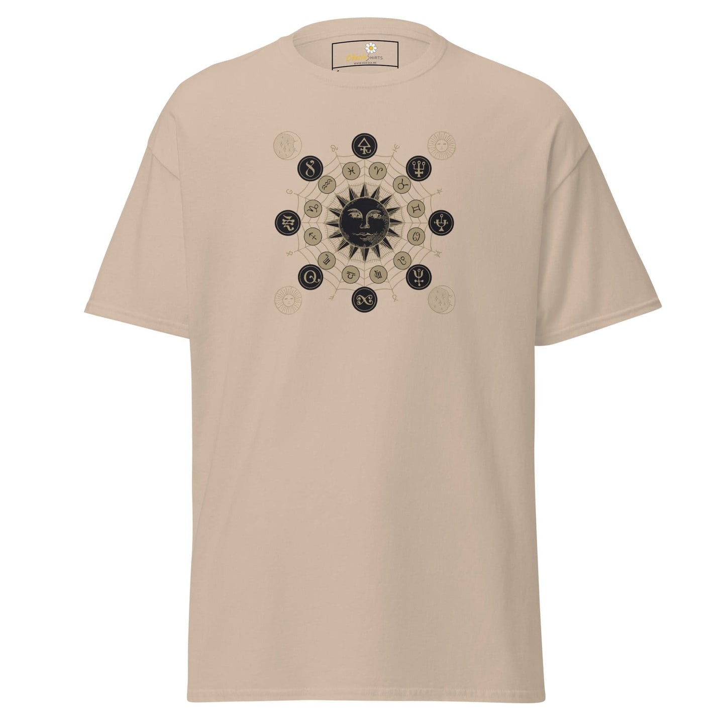 Unisex classic t-shirt - MYSTIC SUN MAGIC - REGULAR - Sand / S