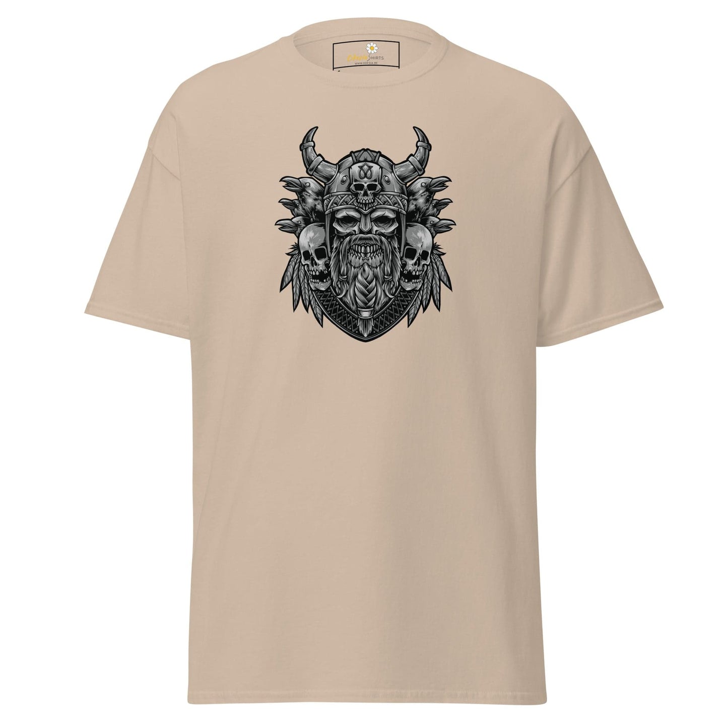 Unisex classic t-shirt - MYSTIC SKULL VIKING - REGULAR - Sand / S