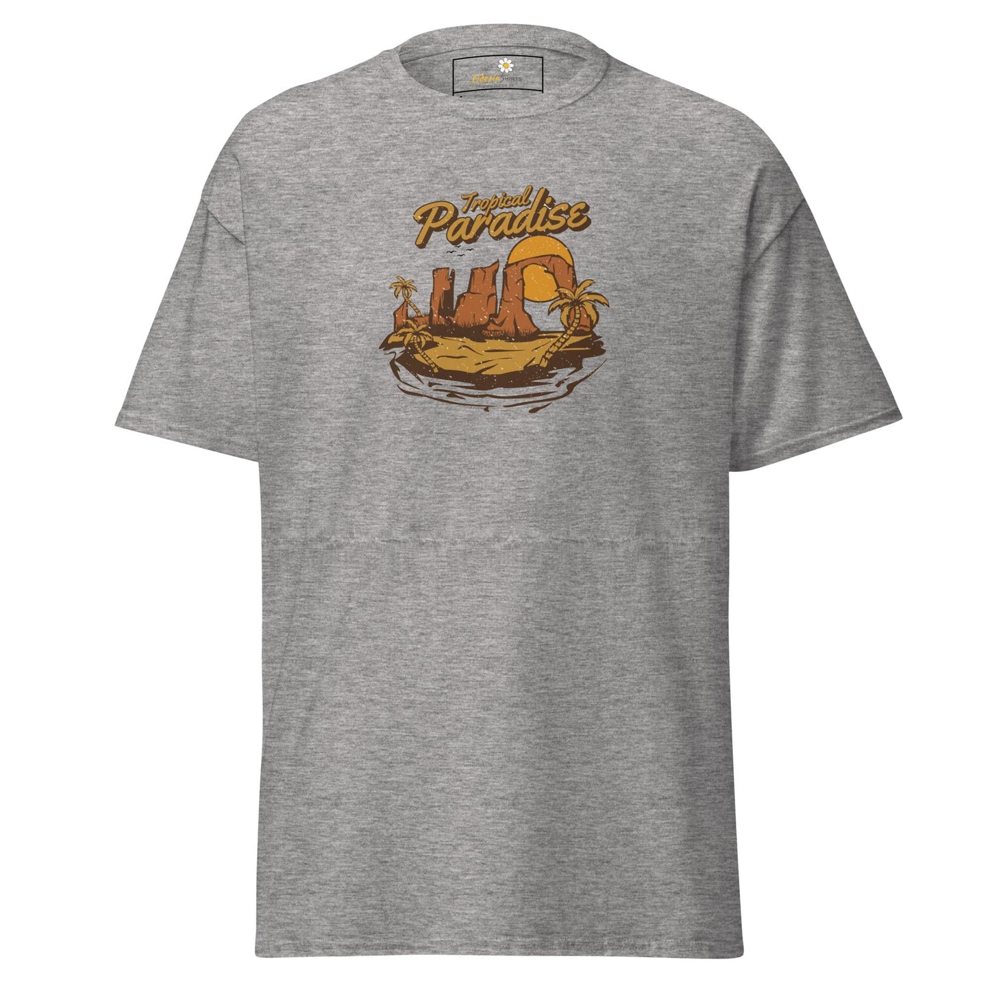 Unisex classic t-shirt - SUMMER TROPICAL PARADISE - REGULAR - Sport Grey / S