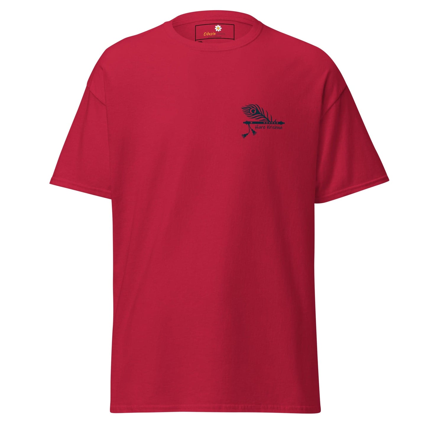 Red T-shirt with a small graphic in the T-SHIRT DESIGN TEE for MEN and WOMEN, sizes 2XL to 5XL