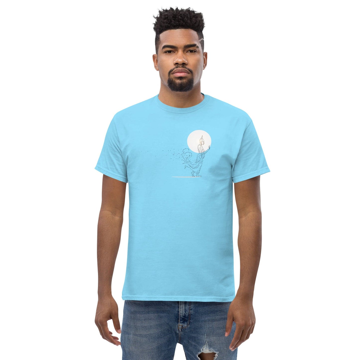T-shirt Design Tee • Men / Women • [2xl-5xl] - Sky / 2xl