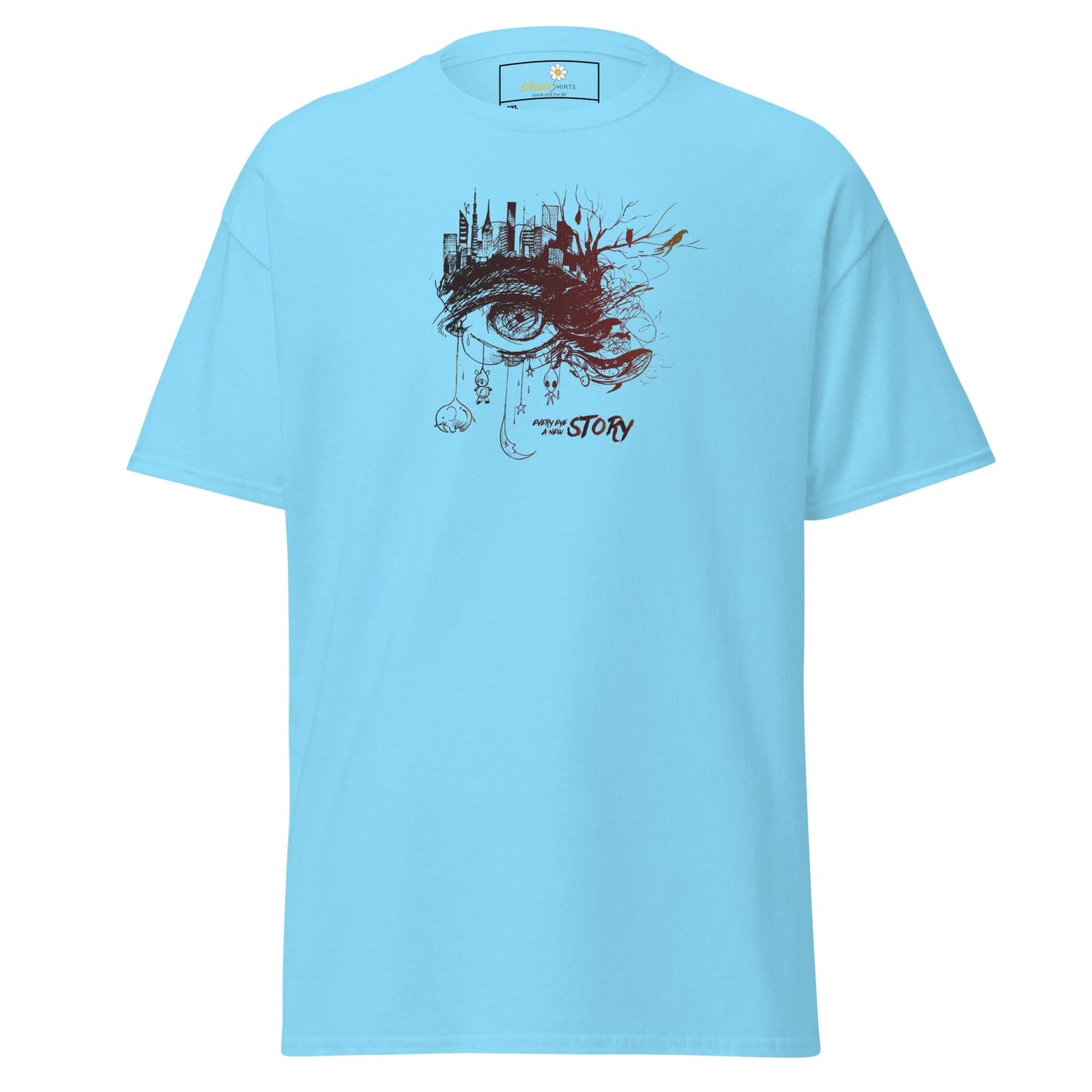 T-shirt Design Tee • Men / Women • [2xl-5xl] - Sky / 2xl