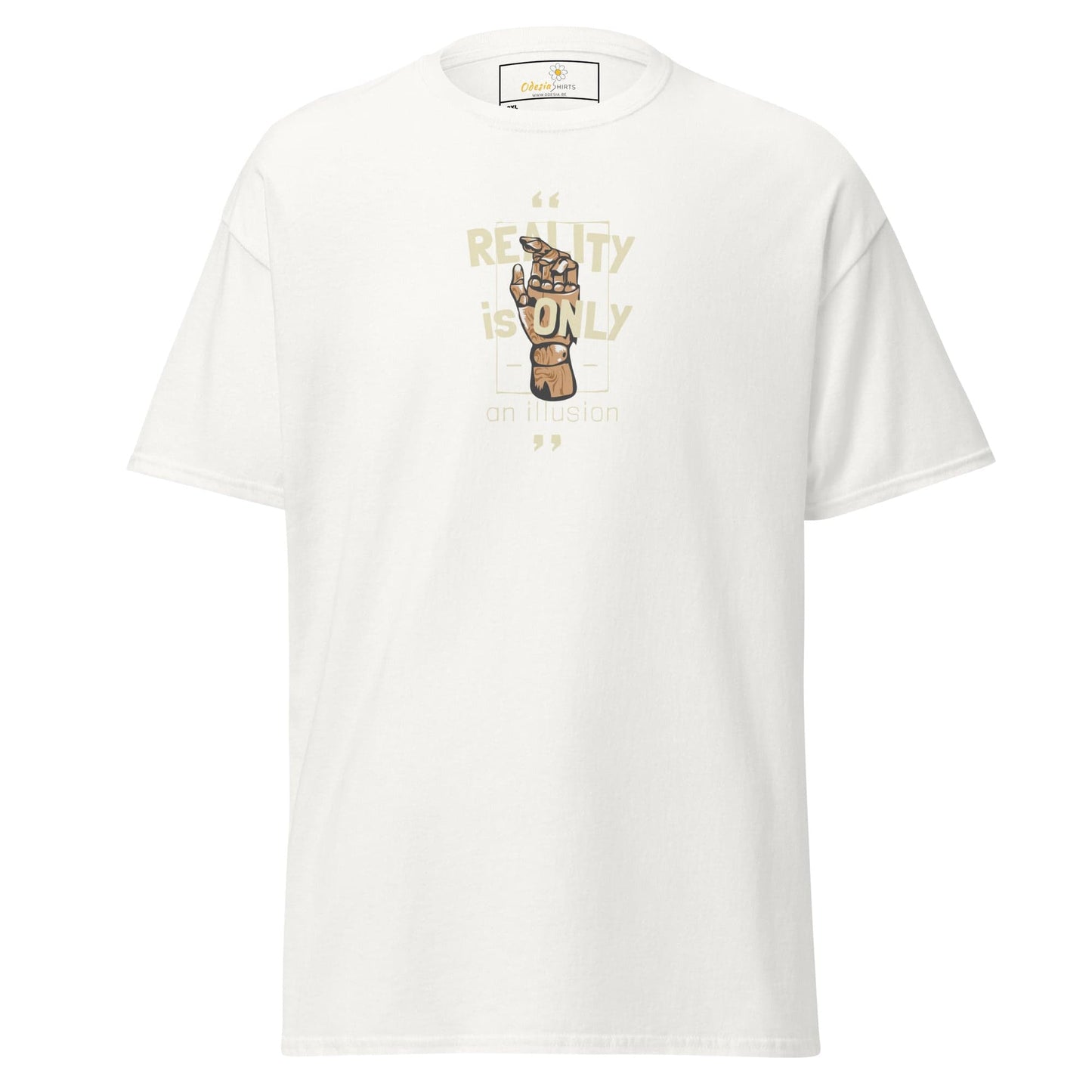 White graphic T-Shirt for men and women in 2XL to 5XL sizes from T-SHIRT DESIGN TEE collection
